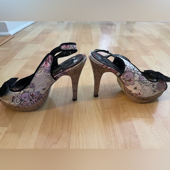 Iron Fist Floral Heels - Picture 2 of 5